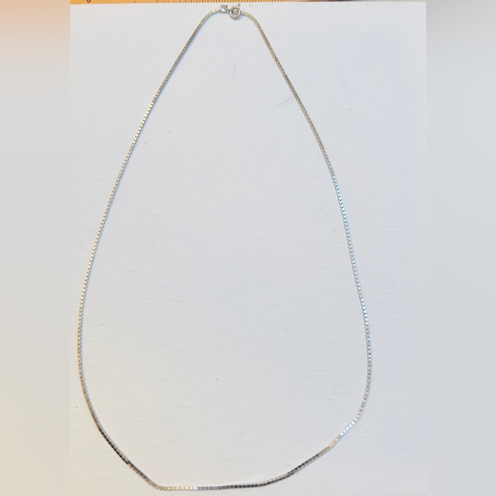 Vintage Italy .925 Sterling Silver Chain - 24”